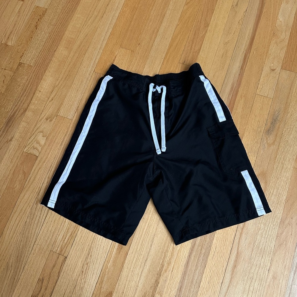 NFL TEAM APPAREL PITTSBURGH STEELERS LOGO SWIMMING TRUNKS